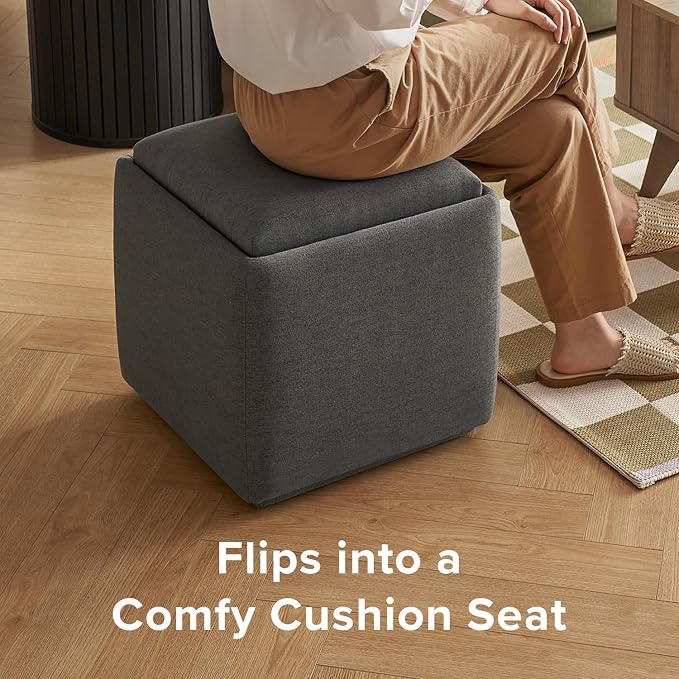 Dark Gray Fabric, Cube