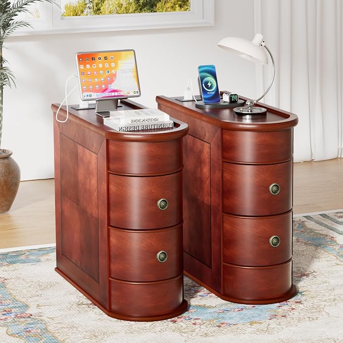 End Table With Charging Station