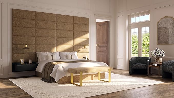 Micro Suede Charcoal Grey - Burnished Brass