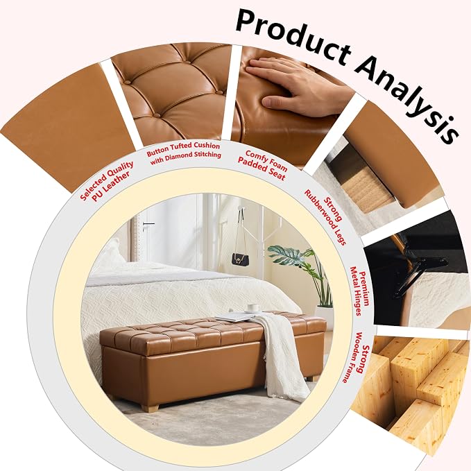 Faux Leather Brown
