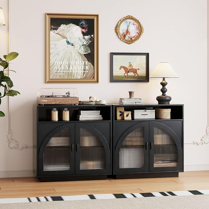 Sideboard W/Compartment_black