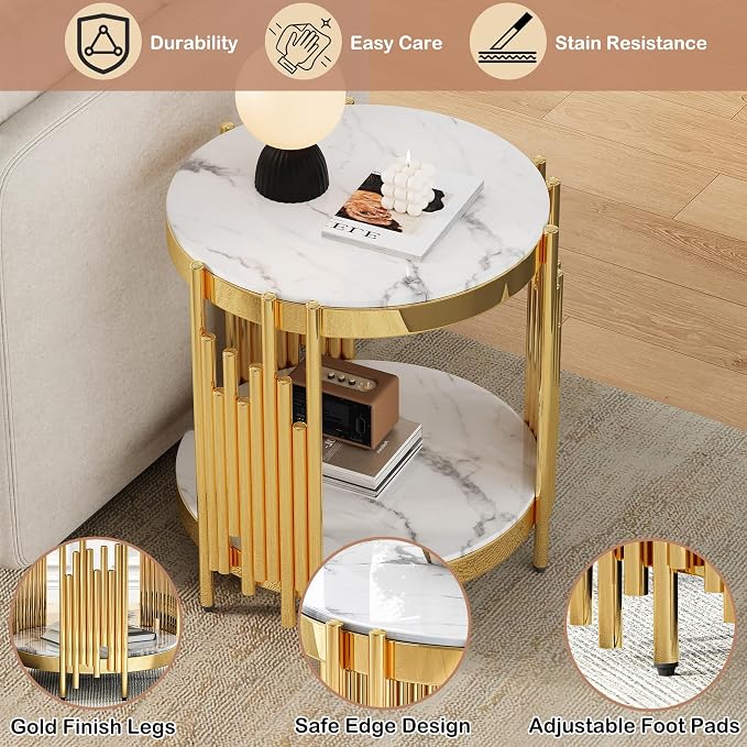 Gold+white