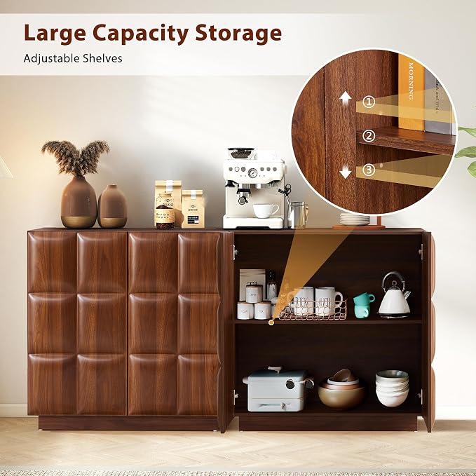 Set of 2 Walnut