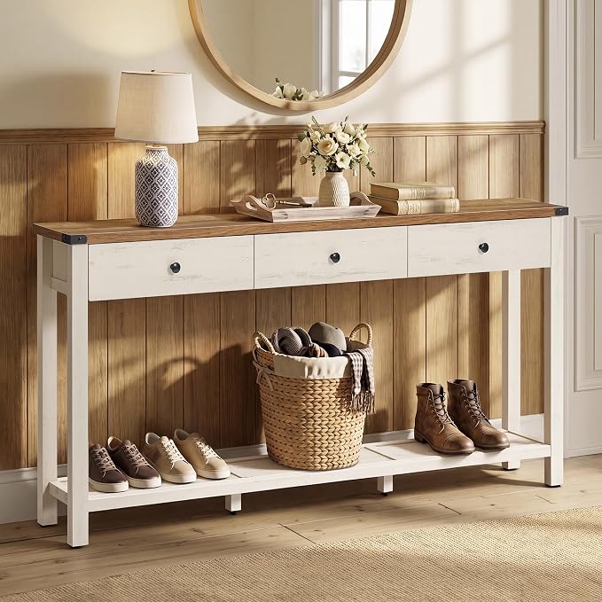 Honey Brown + Rustic White