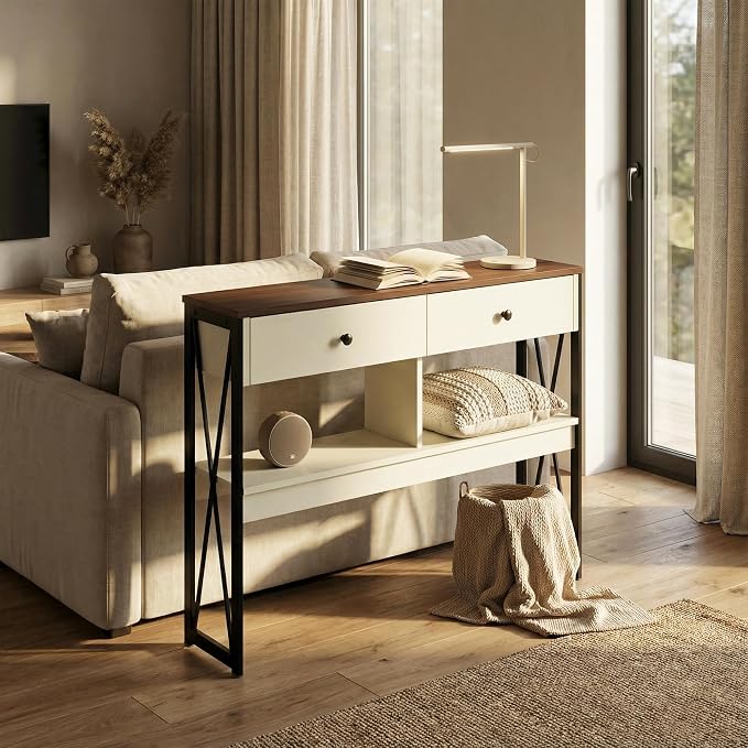 Walnut&white
