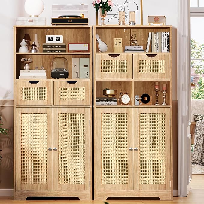 Natural, 2 Drawers