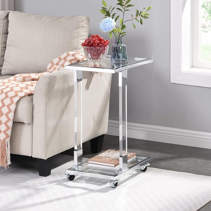 End Table - Mobile Silver