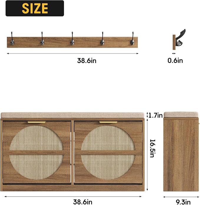 Rustic Oak Rattan