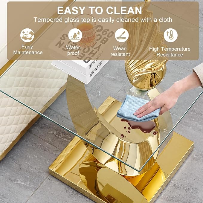 Gold-end Table
