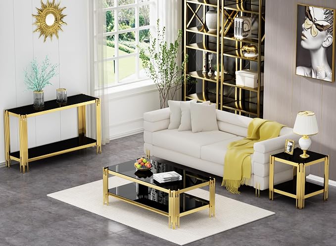 Gold & Black, Console Table
