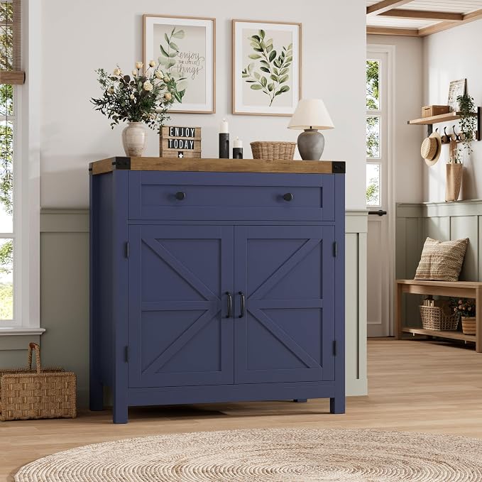 Blue / Rustic Brown