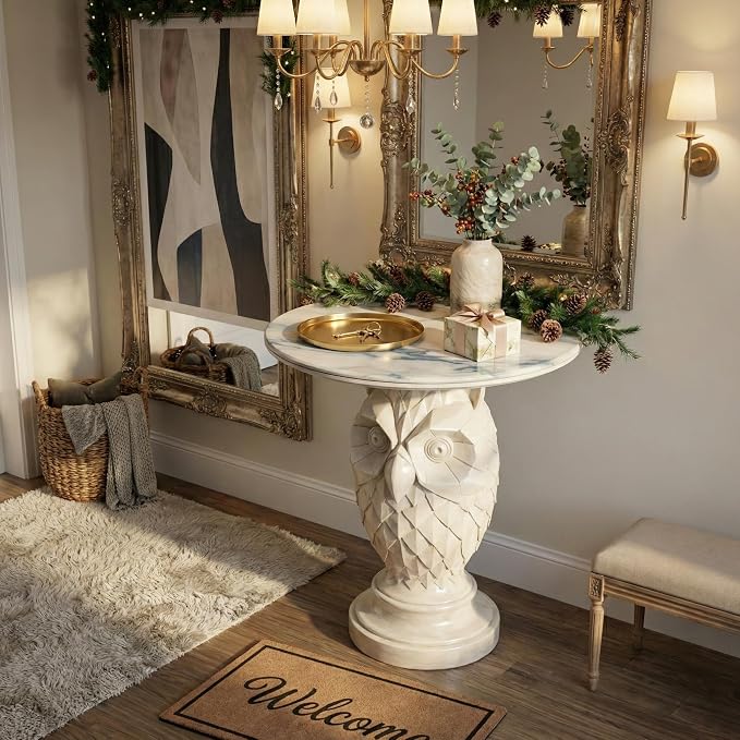Owl Table White