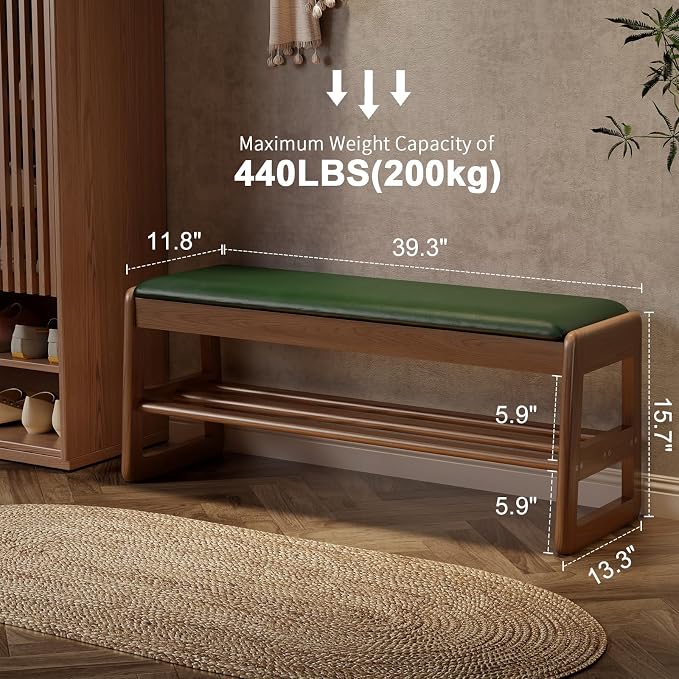 Green Upholstered Seat