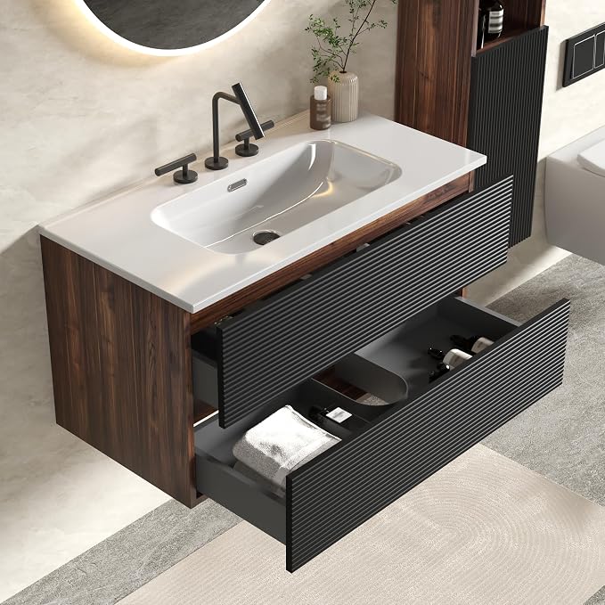Walnut+black / 3 Holes