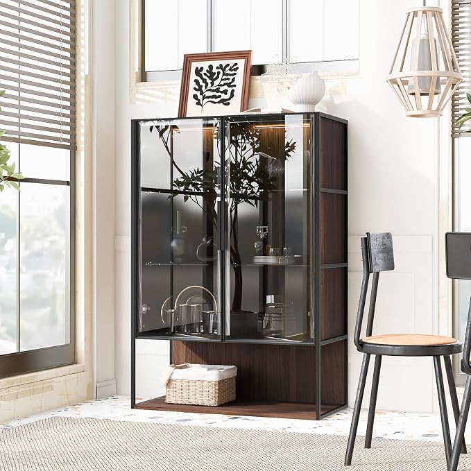 Black + Dark Walnut