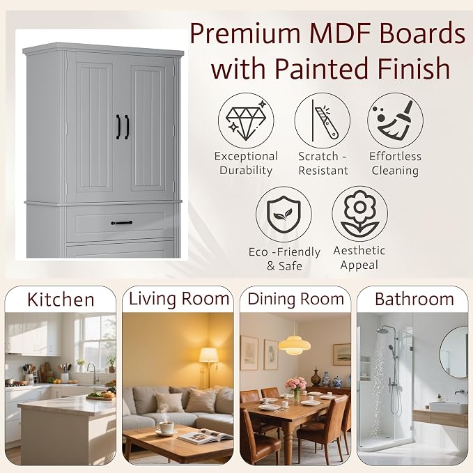 Grey(adjustable Shelf)