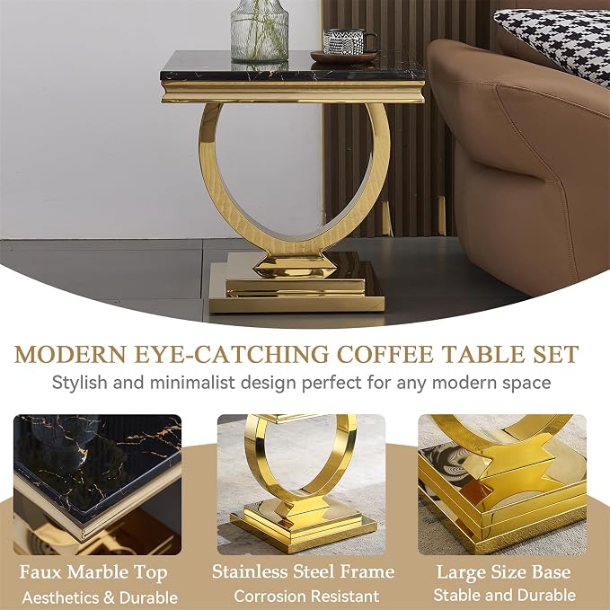 Black Gold-end Table