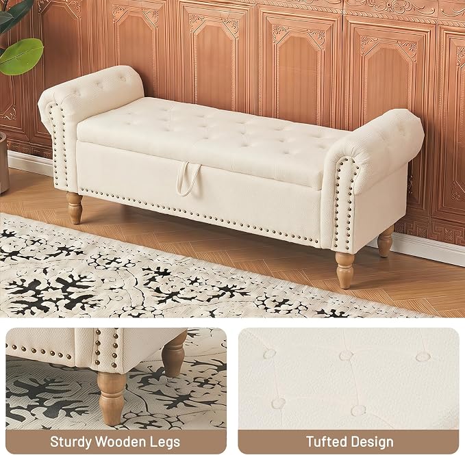 Beige-chenille