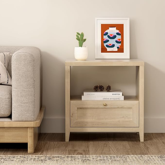 1 Drawer/Light Oak