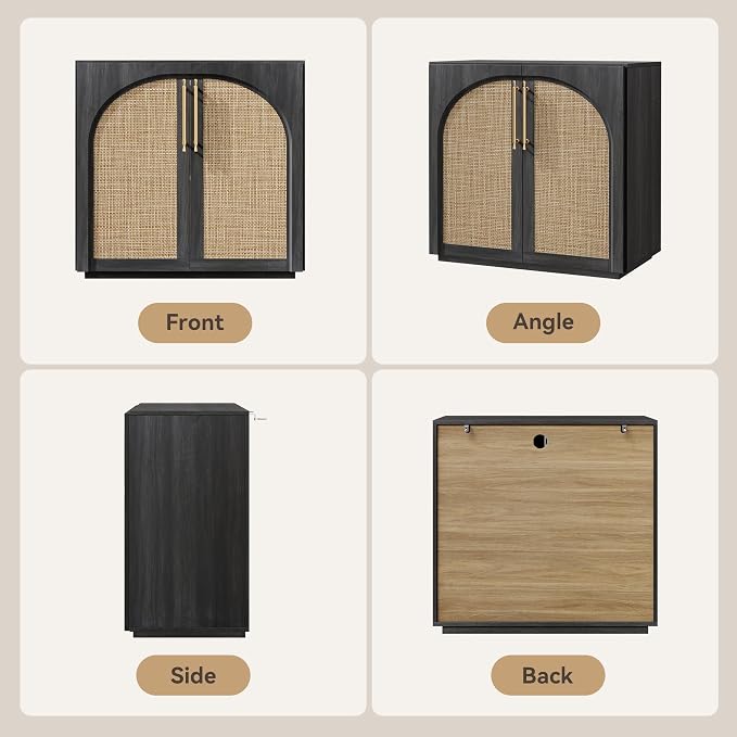 Black-rattan Doors