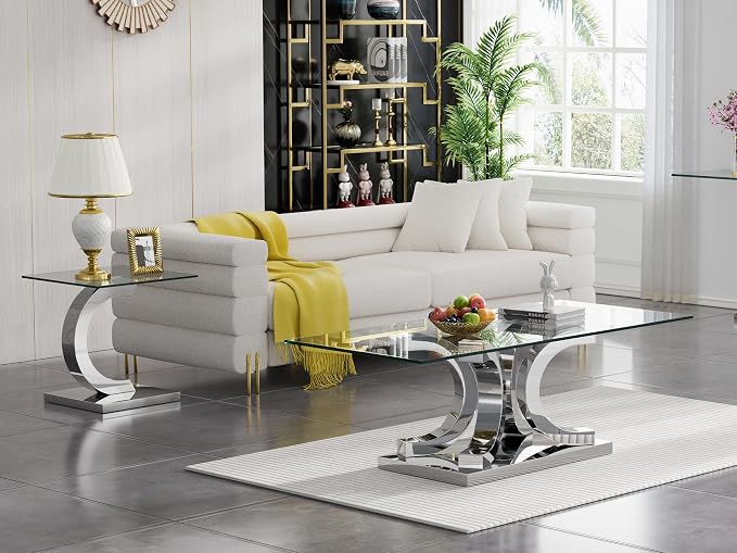 Silver End Table