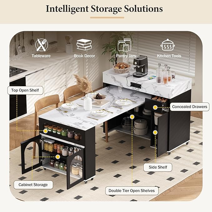 Black + Marble White