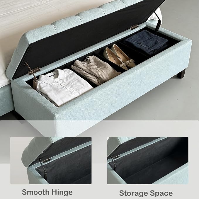 Storage Bench-light Blue