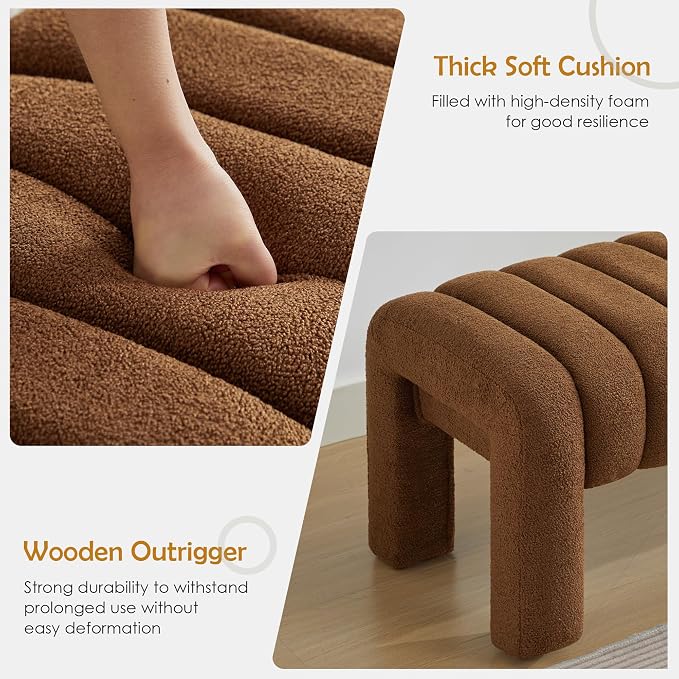 Rust Brown Boucle
