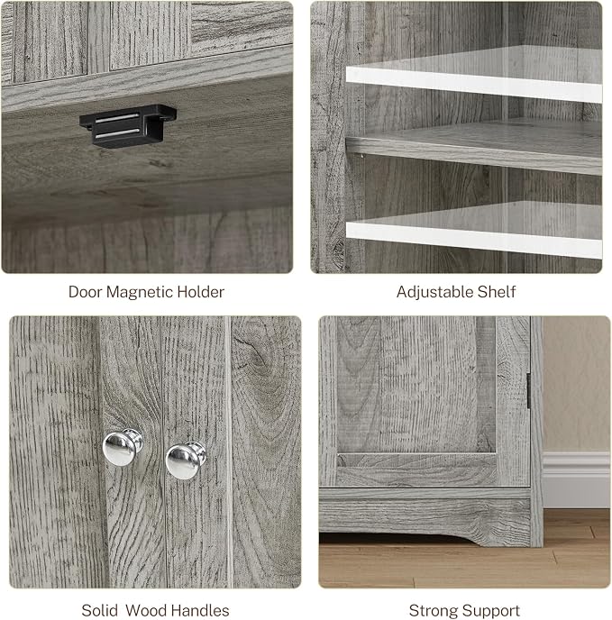 Grey-4 Shelves