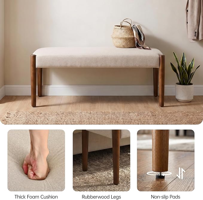 Beige With Walnut Leg