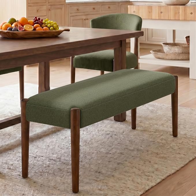 Dark Green With Walnut Leg