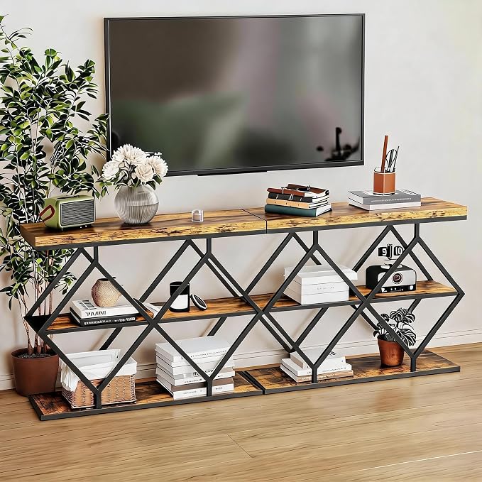 Rustic Brown + Diamond-shaped