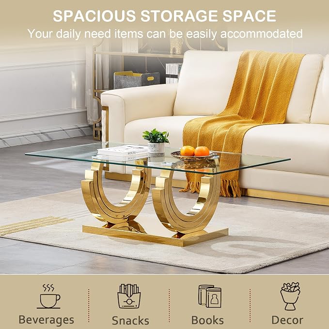 Gold Coffee Table