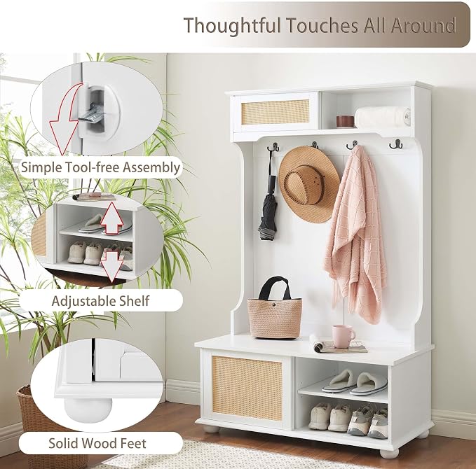 Rattan +White