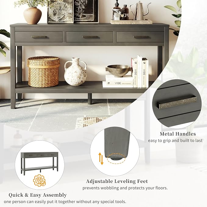 Gray#3-drawer