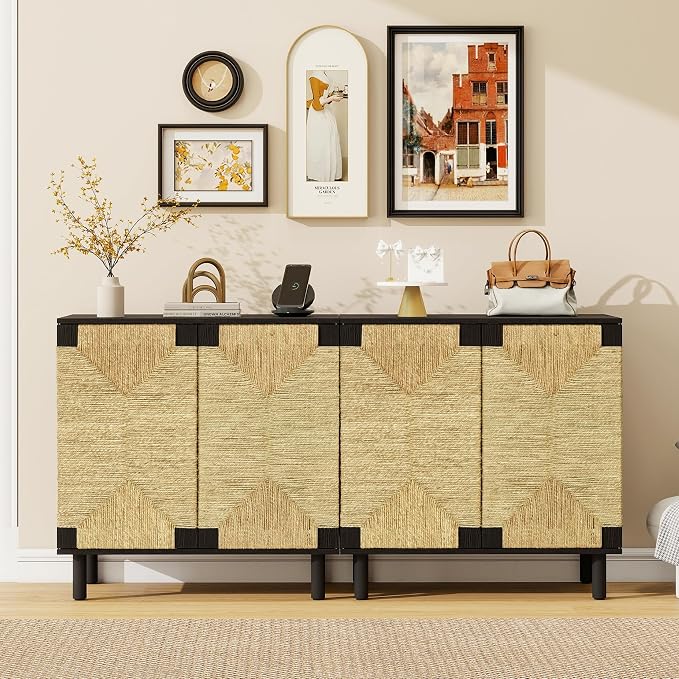Black Cabinet - 2 Pc
