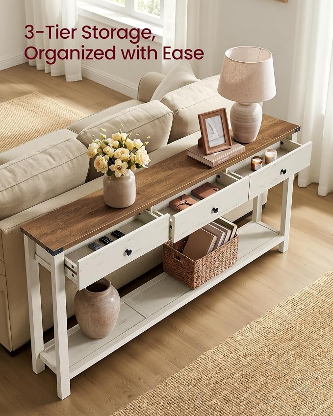 Honey Brown + Rustic White