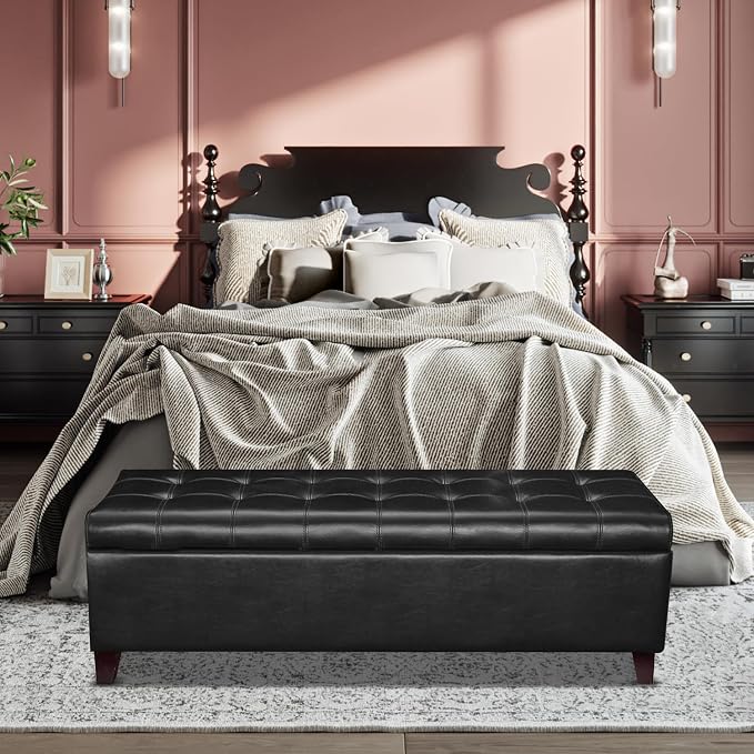 Faux Leather Black