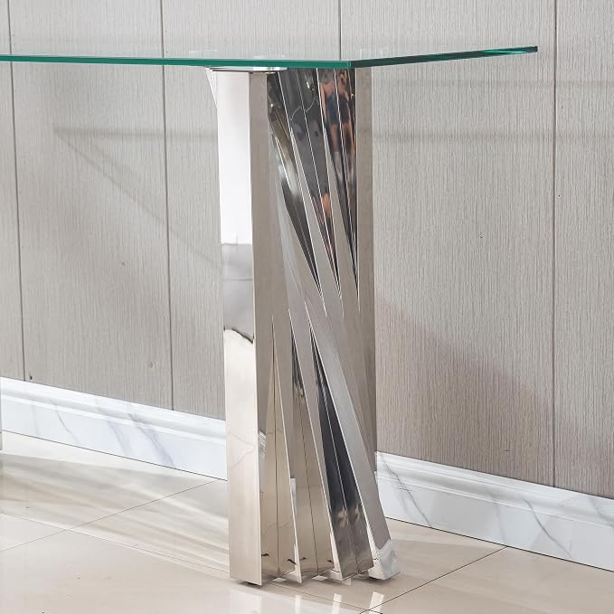 Silver Console Table