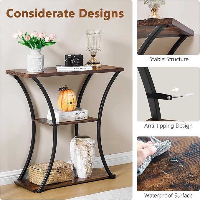 Rustic Brown+black