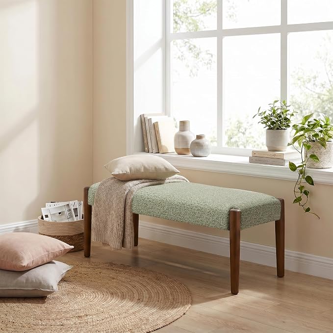 Green With Walnut Leg