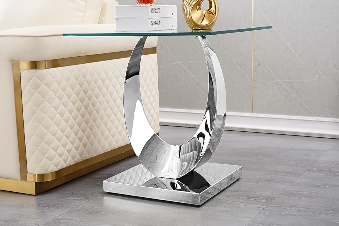 Silver End Table