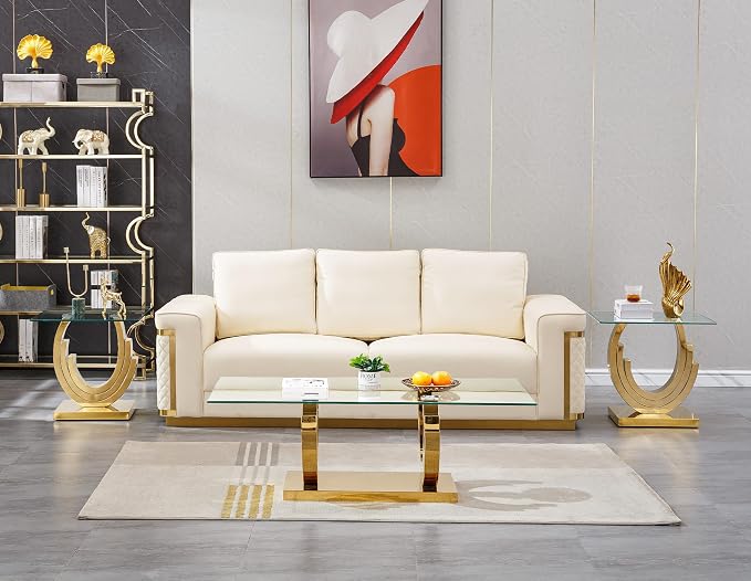 Gold End Table