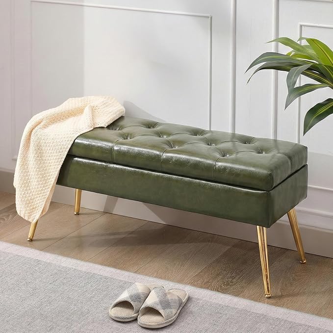 Leather Olive Green