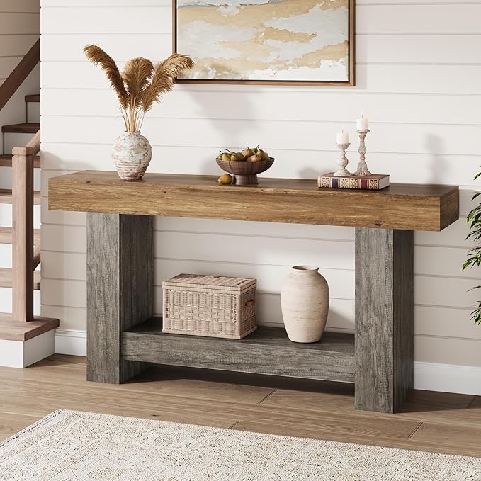 Rustic Brown and Grey