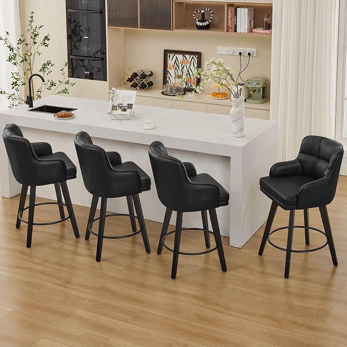 Black- Faux Leather