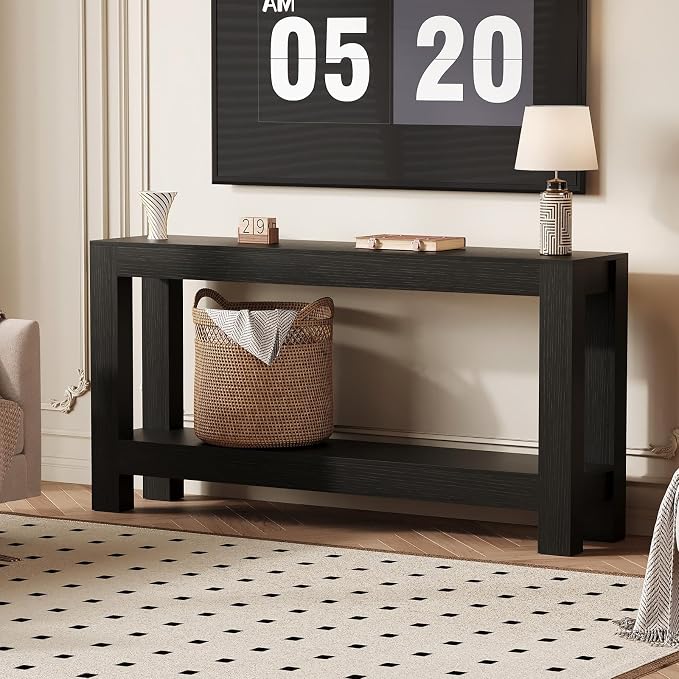 Black With Wood Grain
