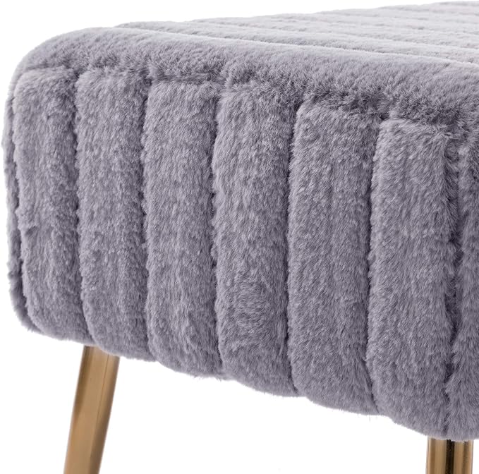 Grey, Faux Fur