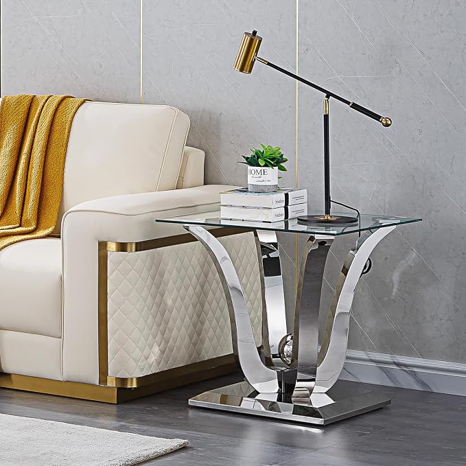 Silver End Table