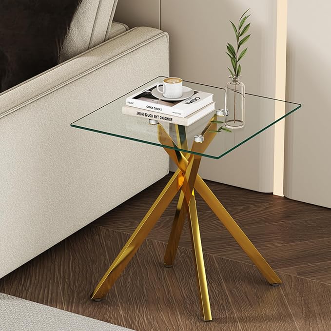 Square Top & Gold Base